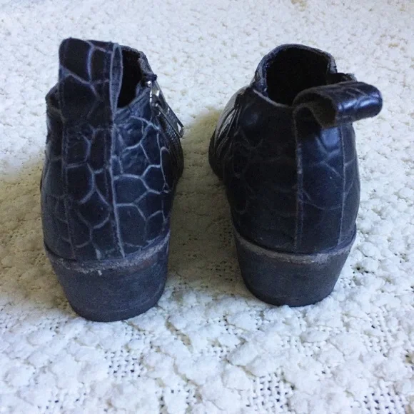 NWOT Free People + Farylrobin Western Westley Bootie 6, gray black new w/o tags - Picture 5 of 8